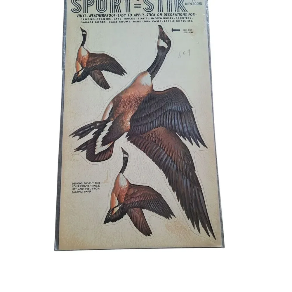 Sport-Stik Vintage Canada Goose Wall Decal Set - Brown & Black